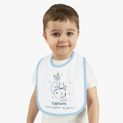 So Silly Astrology Dog | Baby Bib - Capricorn