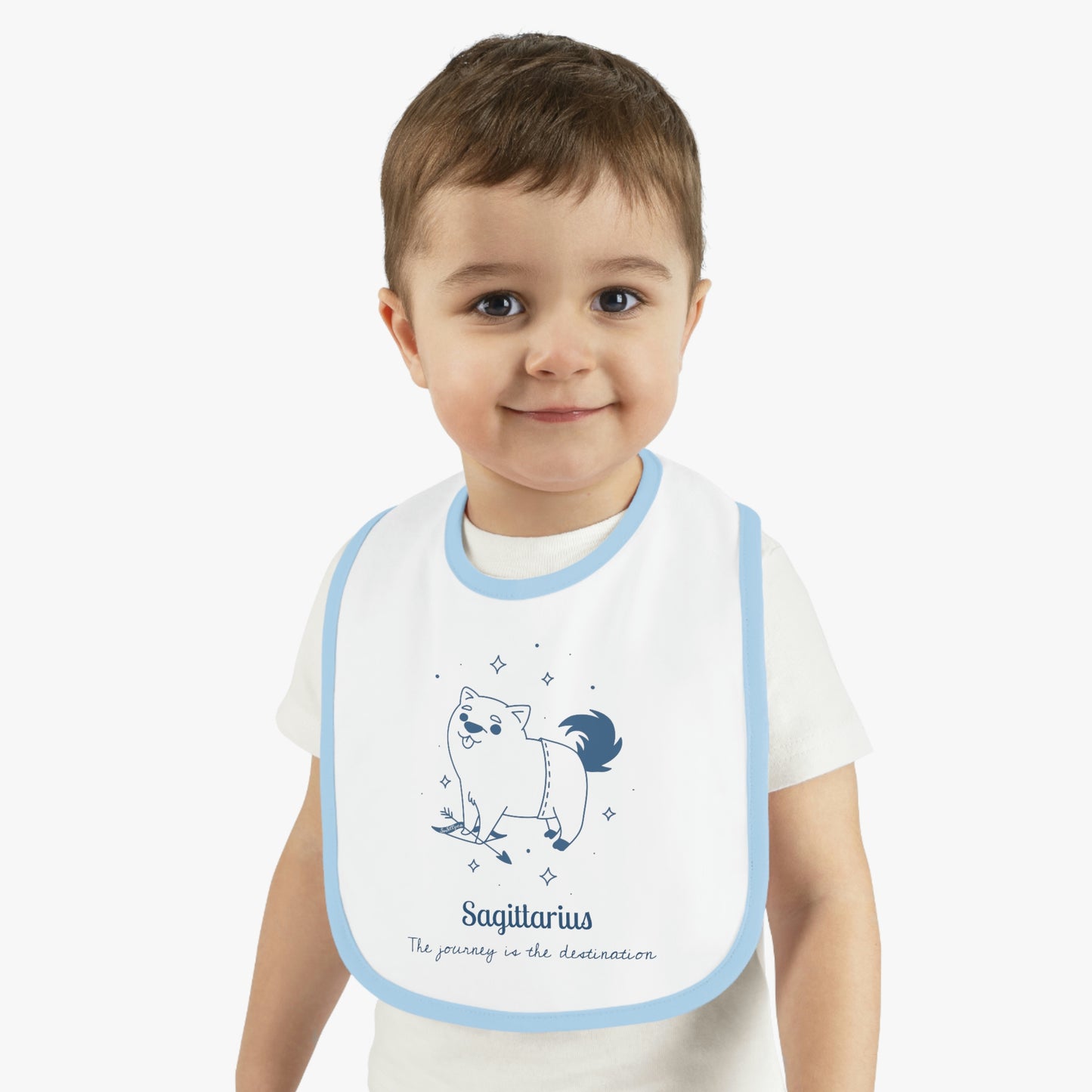 So Silly Astrology Dog | Baby Bib - Sagittarius