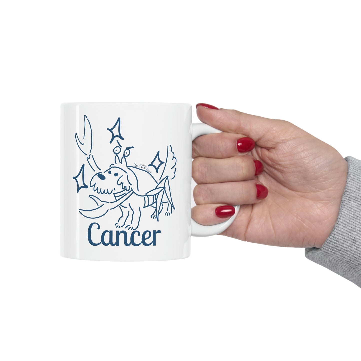 So Silly Astrology Dog | 11oz Ceramic Mug - Cancer