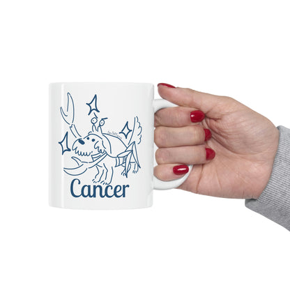 So Silly Astrology Dog | 11oz Ceramic Mug - Cancer