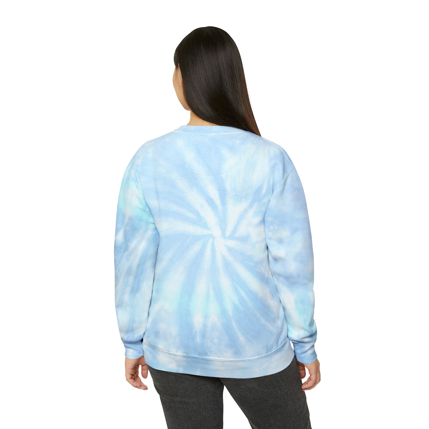 So Silly Astrology Dog | Unisex Tie-Dye Sweatshirt - Libra