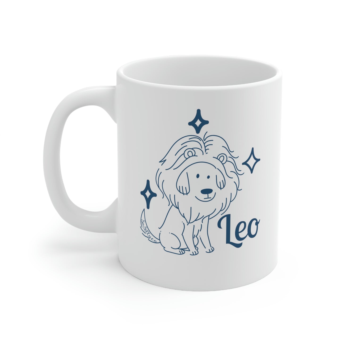So Silly Astrology Dog | 11oz Ceramic Mug - Leo