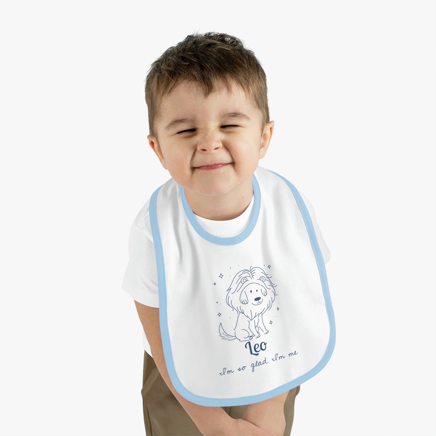 So Silly Astrology Dog | Baby Bib - Leo