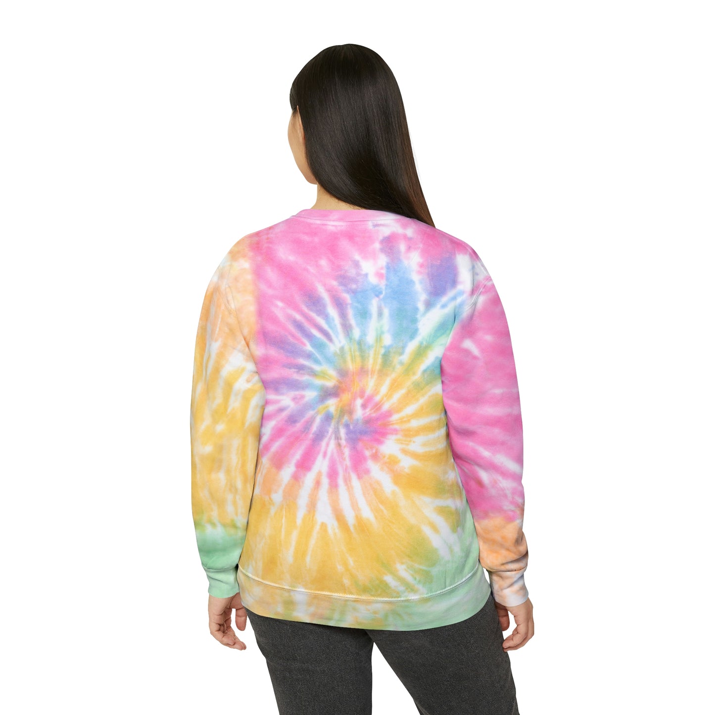 So Silly Astrology Dog | Unisex Tie-Dye Sweatshirt - Libra
