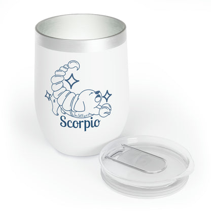 So Silly Astrology Dog | Chill Wine Tumbler - Scorpio