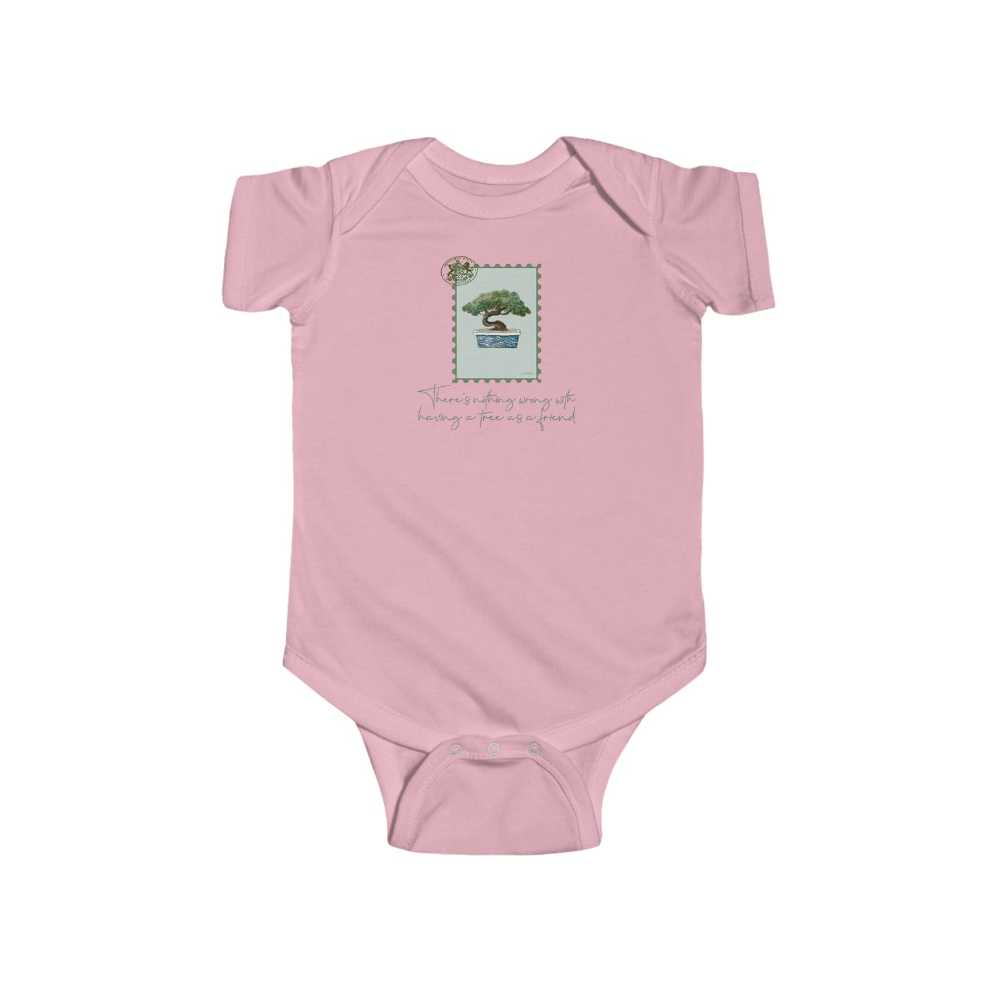Bob Ross Quote Tree Friend Infant Fine Jersey Onesie