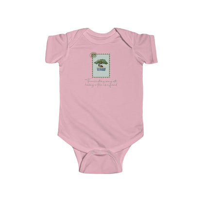 Bob Ross Quote Tree Friend Infant Fine Jersey Onesie