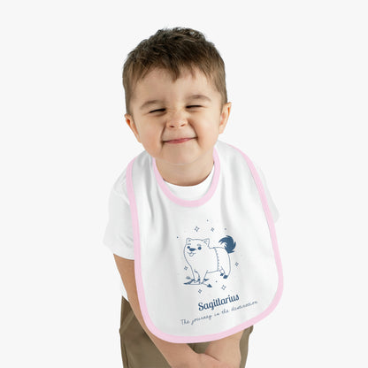 So Silly Astrology Dog | Baby Bib - Sagittarius