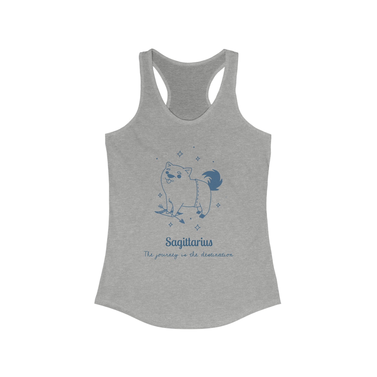 So Silly Astrology Dog | Women's Racerback Tank - Sagittarius