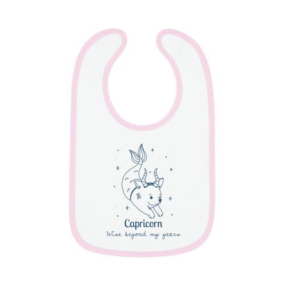 So Silly Astrology Dog | Baby Bib - Capricorn