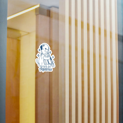 So Silly Astrology Dog | Vinyl Decal - Aquarius