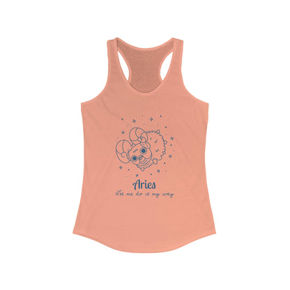 So Silly Astrology Dog | Women's Racerback Tank - Aries