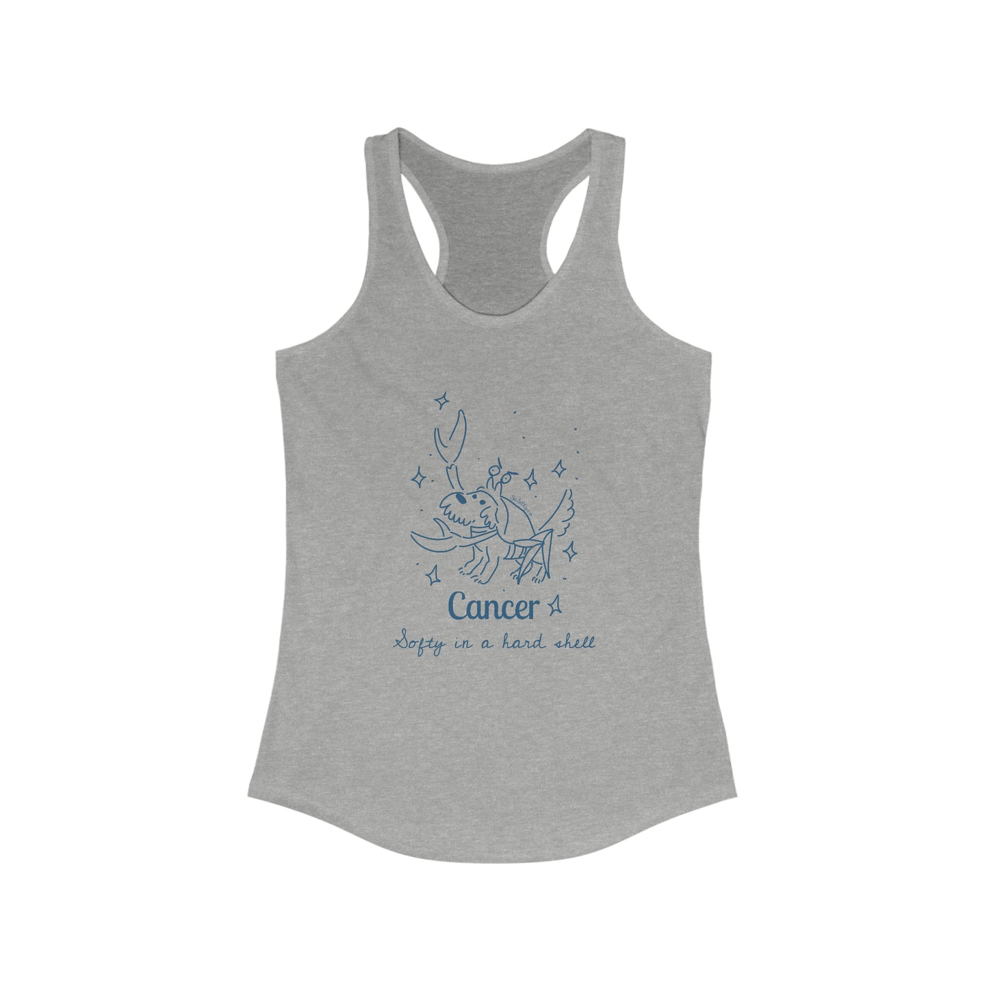 So Silly Astrology Dog | Women's Racerback Tank - Cancer