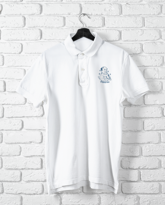 So Silly Astrology Dog |  Men's Polo - Aquarius